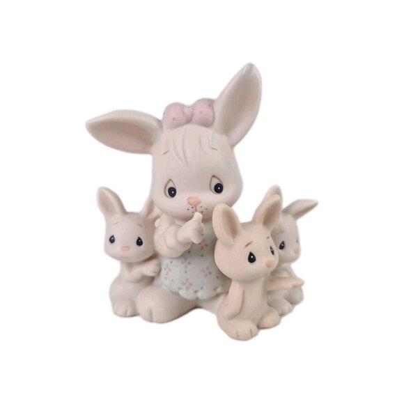 Precious Moments 115274 "Some Bunnys Sleeping" Nativity Porcelain Figurine - Picture 1 of 6